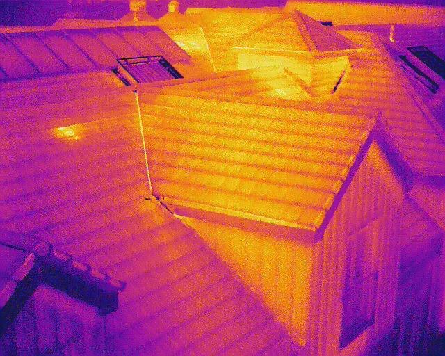 Thermal Imaging Roof Survey Image Lincoln